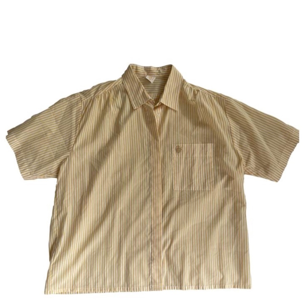 Striped Vintage Button Down Top